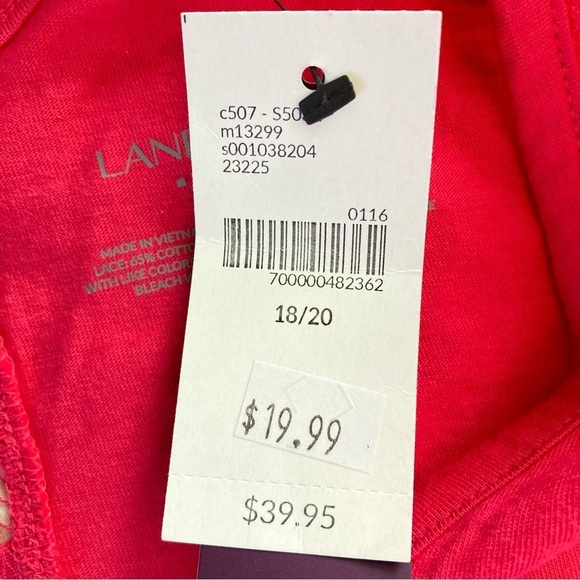 Lane Bryant Deep Pink Lace Batwing Dolman Short Sleeve Top (Plus Size 18/20) - Picture 8 of 10